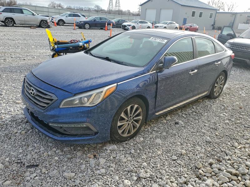 HYUNDAI SONATA SPO 2016 with VIN 5NPE34AF9GH354037 - Photo from auction