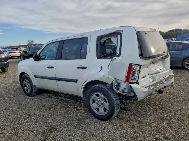 Photo 2 from auction – 2013 HONDA PILOT LX with VIN 5FNYF3H26DB039207
