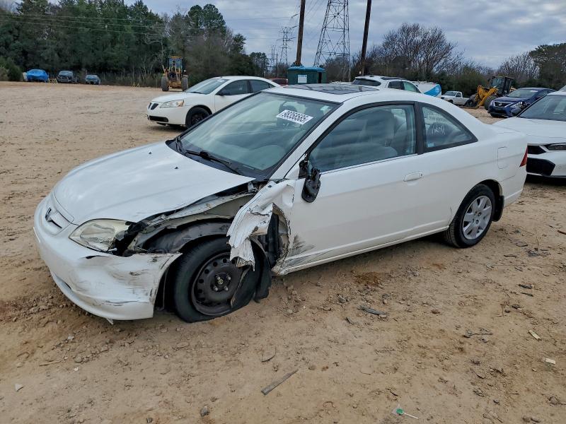 HONDA CIVIC SI 2001 with VIN 1HGEM22931L103772 - Photo from auction