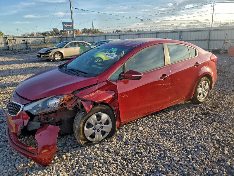 KIA FORTE LX 2015 with VIN KNAFX4A64F5352393 - Photo from auction
