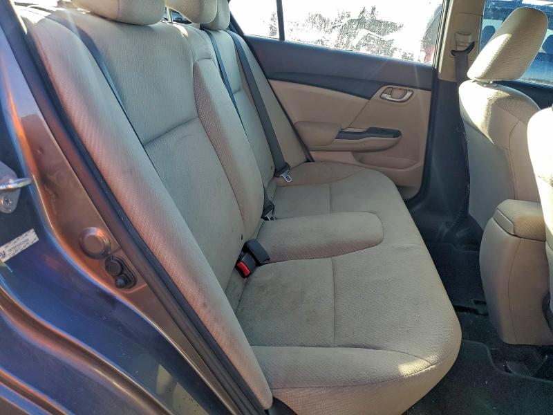 Photo 10 from auction – 2013 HONDA CIVIC LX with VIN 19XFB2F55DE225434