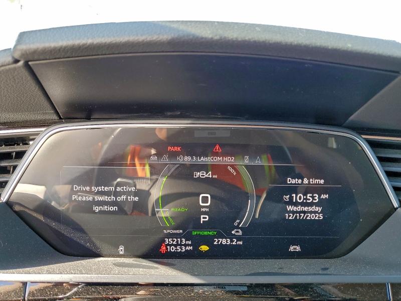 Photo 9 from auction – 2022 AUDI E-TRON PRE with VIN WA1AABGE8NB022414
