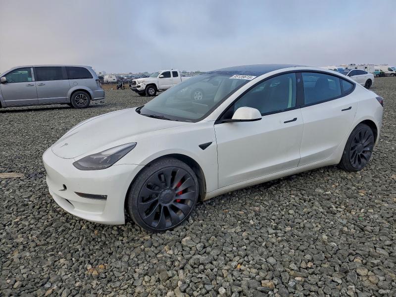 TESLA MODEL 3 2023 with VIN 5YJ3E1EC9PF595370 - Photo from auction