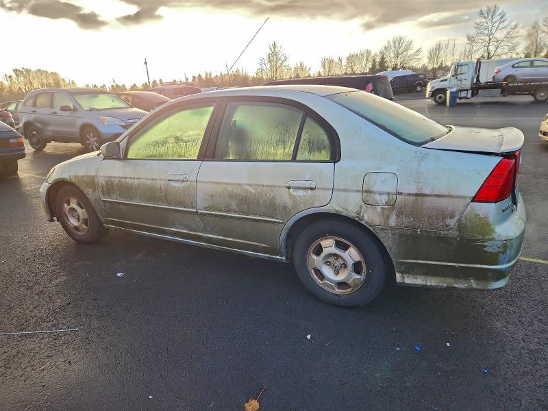 Photo 2 from auction – 2004 HONDA CIVIC HYBR with VIN JHMES95604S013213
