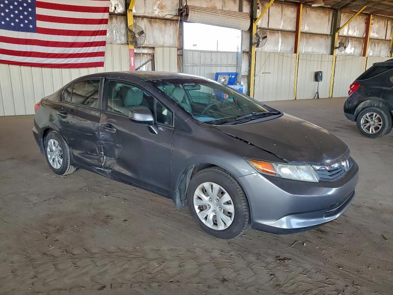 Photo 4 from auction – 2012 HONDA CIVIC LX with VIN 19XFB2F55CE342347