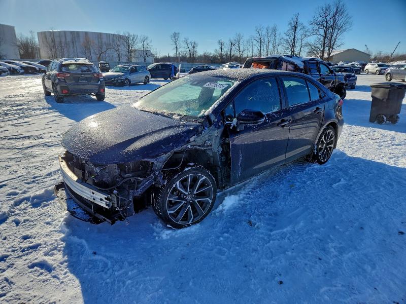 TOYOTA COROLLA SE 2022 with VIN 5YFS4MCE3NP134087 - Photo from auction
