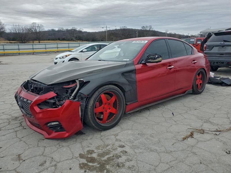 INFINITI Q50 RED SP 2017 with VIN JN1FV7AR9HM871343 - Photo from auction
