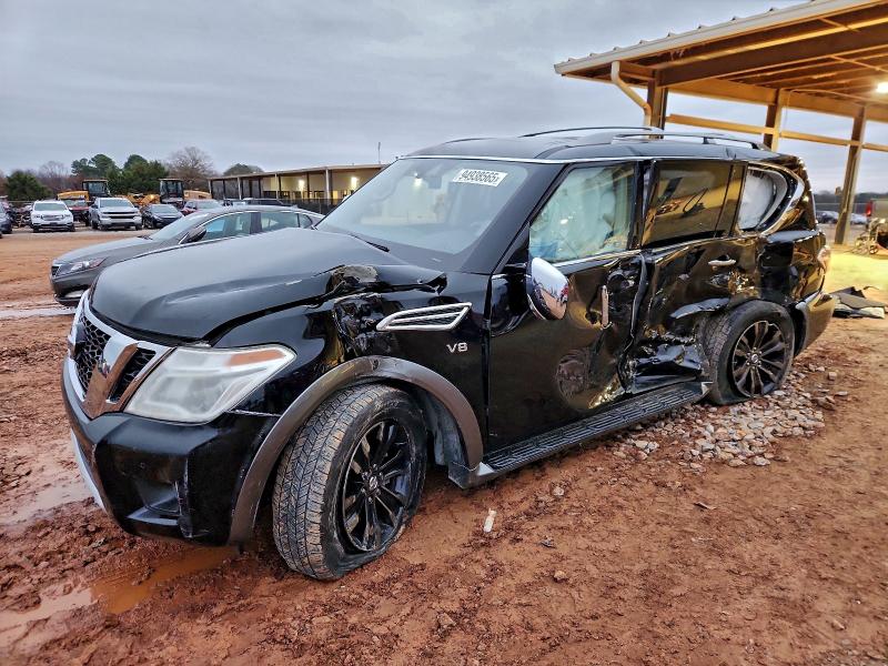 NISSAN ARMADA SV 2018 with VIN JN8AY2ND4J9052396 - Photo from auction
