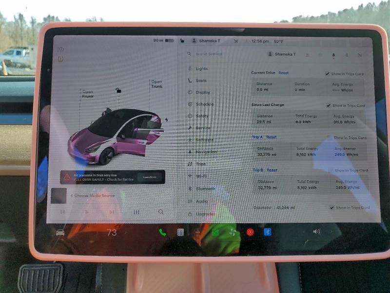 Photo 9 from auction – 2021 TESLA MODEL 3 with VIN 5YJ3E1EA7MF920883