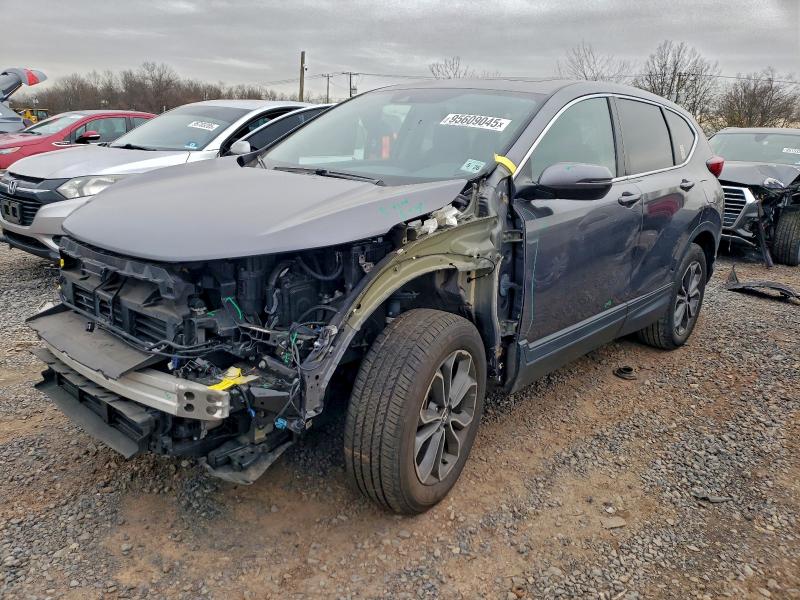 HONDA CR-V EX 2021 with VIN 5J6RW2H50MA009633 - Photo from auction