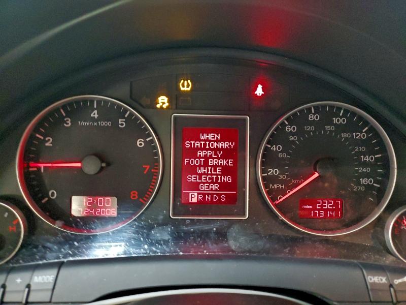 Photo 9 from auction – 2008 AUDI A4 2.0T with VIN WAUAF78E78A058718