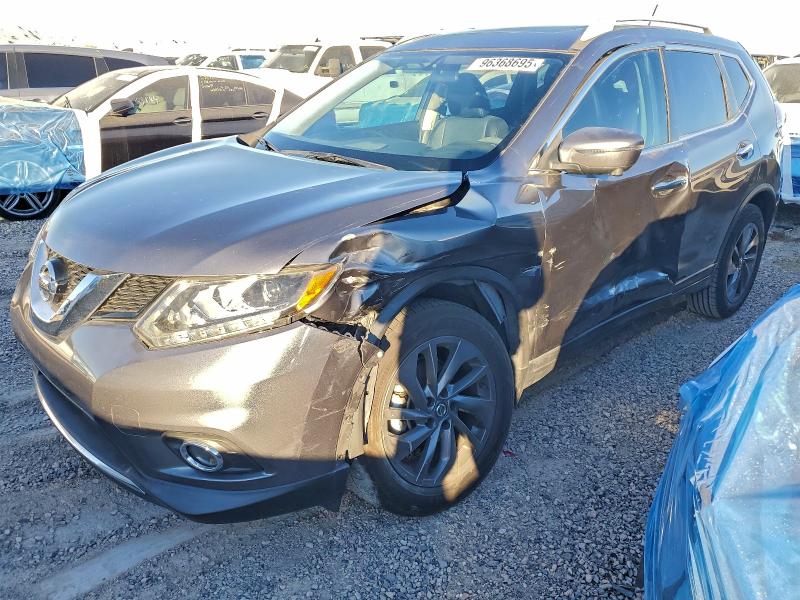 NISSAN ROGUE S 2016 with VIN 5N1AT2MT9GC894595 - Photo from auction