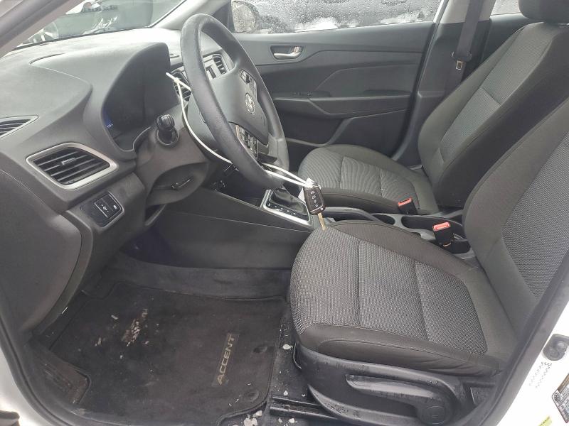 Photo 7 from auction – 2022 HYUNDAI ACCENT SE with VIN 3KPC24A63NE156355