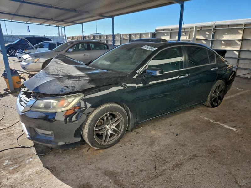 HONDA ACCORD EXL 2014 with VIN 1HGCR2F86EA171642 - Photo from auction
