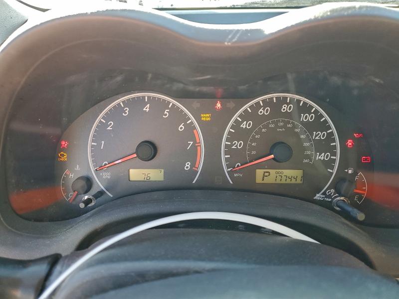 Photo 9 from auction – 2012 TOYOTA COROLLA BA with VIN 5YFBU4EE3CP034503