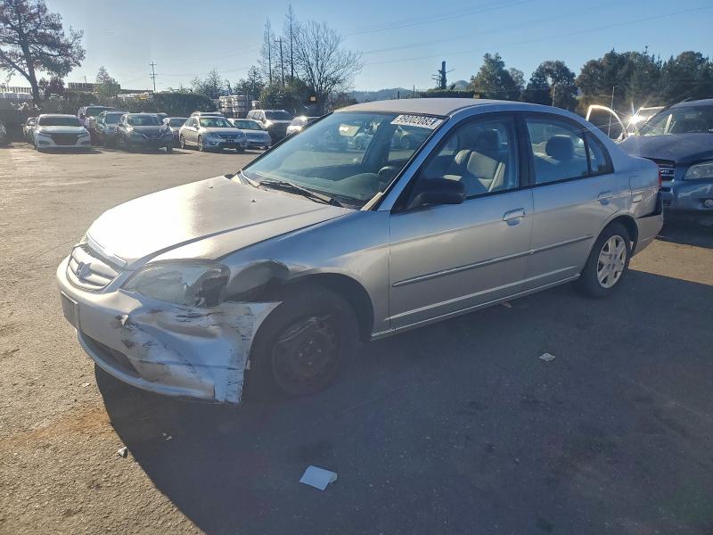 HONDA CIVIC LX 2003 with VIN 2HGES16523H543909 - Photo from auction