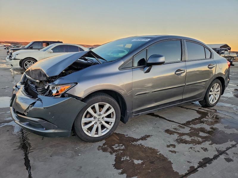 HONDA CIVIC 2012 with VIN 2HGFB2F91CH572377 - Photo from auction