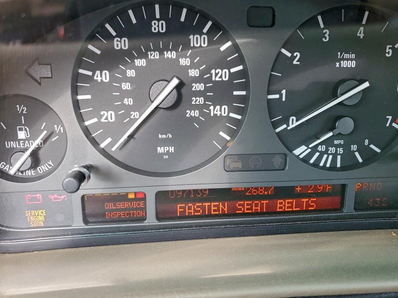 Photo 9 from auction – 2000 BMW 740 IL with VIN WBAGH8340YDP16824