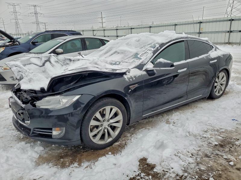 TESLA MODEL S 2015 with VIN 5YJSA1E20FF109235 - Photo from auction
