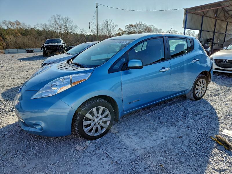 NISSAN LEAF S 2015 with VIN 1N4AZ0CP4FC323029 - Photo from auction