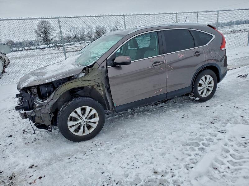 HONDA CR-V EXL 2014 with VIN 5J6RM4H73EL107922 - Photo from auction