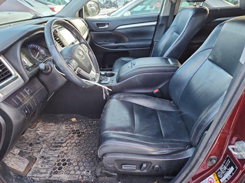 Photo 7 from auction – 2016 TOYOTA HIGHLANDER with VIN 5TDJKRFH0GS228698