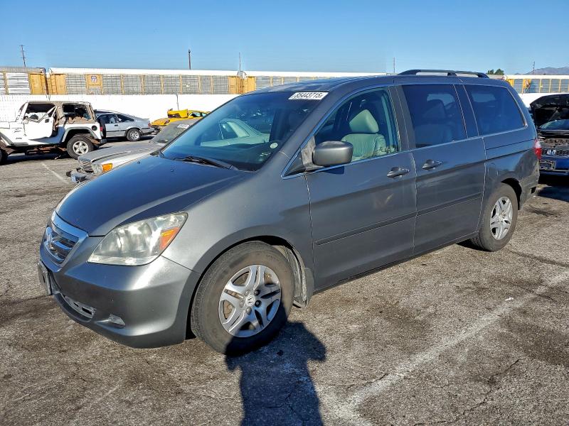HONDA ODYSSEY EX 2007 with VIN 5FNRL38727B003415 - Photo from auction