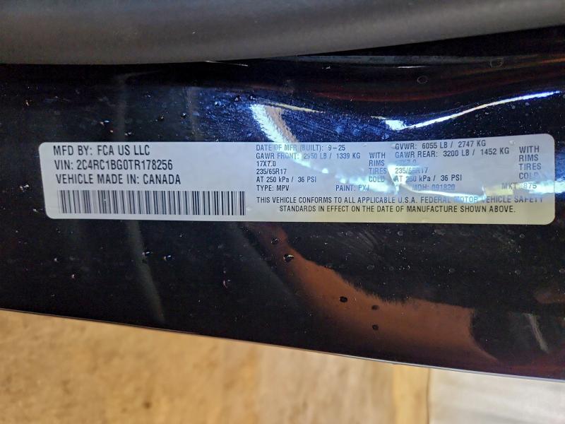 Photo 14 from auction – 2026 CHRYSLER PACIFICA S with VIN 2C4RC1BG0TR178256