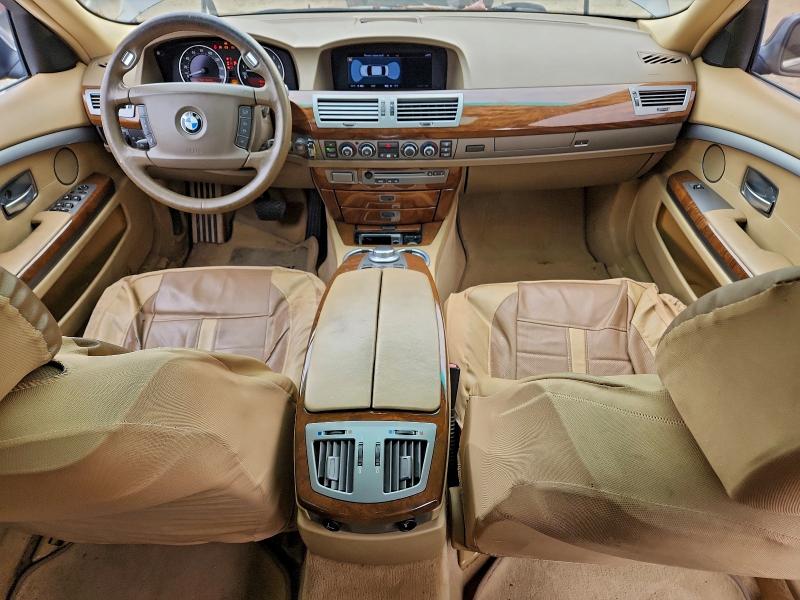 Photo 8 from auction – 2008 BMW 750 LI with VIN WBAHN83588DT87537