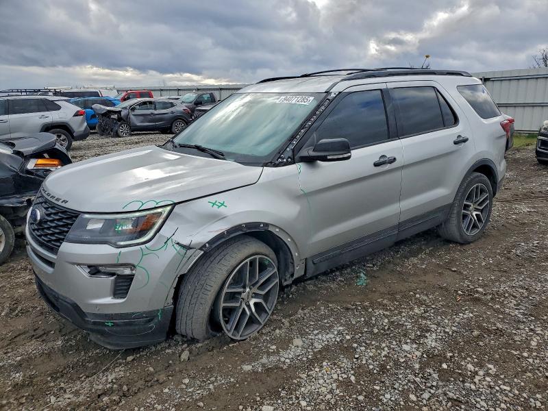 FORD EXPLORER S 2019 with VIN 1FM5K8GT8KGB48983 - Photo from auction