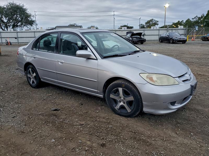 Photo 4 from auction – 2005 HONDA CIVIC with VIN 2HGES26735H583247