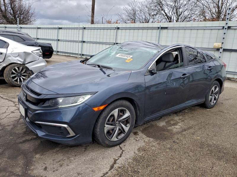 HONDA CIVIC LX 2019 with VIN 19XFC2F68KE017910 - Photo from auction