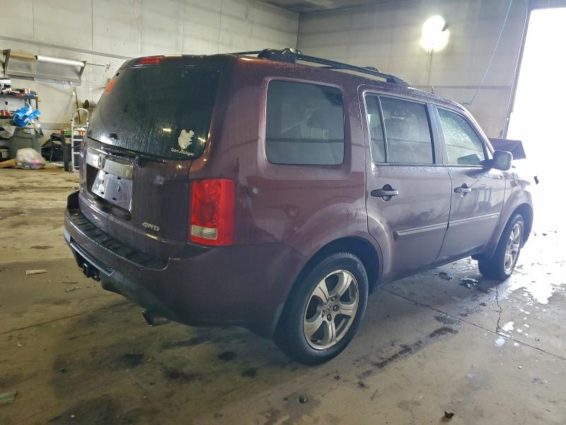 Photo 3 from auction – 2013 HONDA PILOT EXL with VIN 5FNYF4H52DB076349