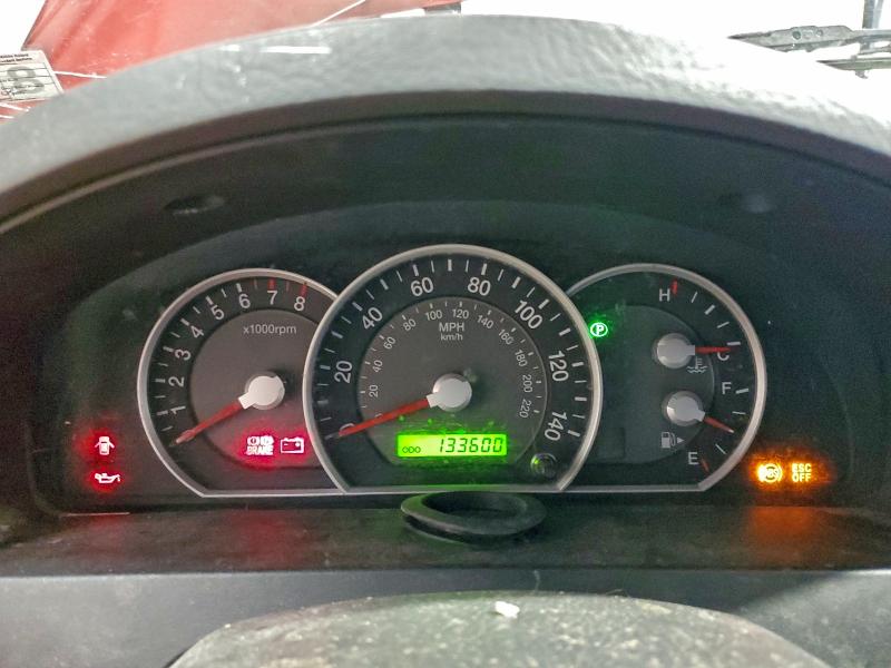 Photo 9 from auction – 2008 KIA SORENTO EX with VIN KNDJD735385809757