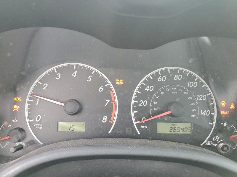 Photo 9 from auction – 2009 TOYOTA COROLLA BA with VIN 2T1BU40E39C094703
