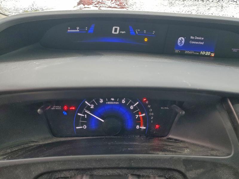 Photo 9 from auction – 2013 HONDA CIVIC HF with VIN 2HGFB2F62DH538343