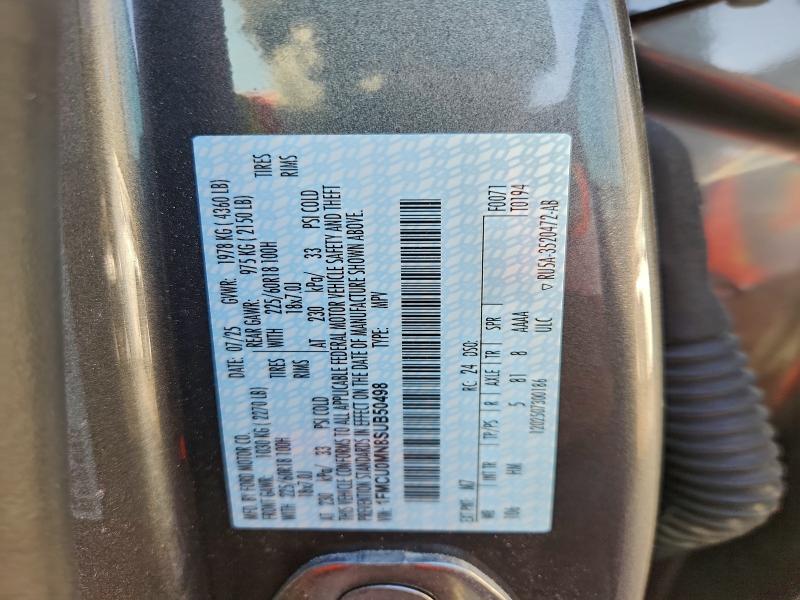 Photo 14 from auction – 2025 FORD ESCAPE ST with VIN 1FMCU0MN8SUB50498