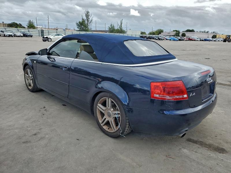 Photo 2 from auction – 2007 AUDI A4 2.0T CA with VIN WAUAF48H77K021959