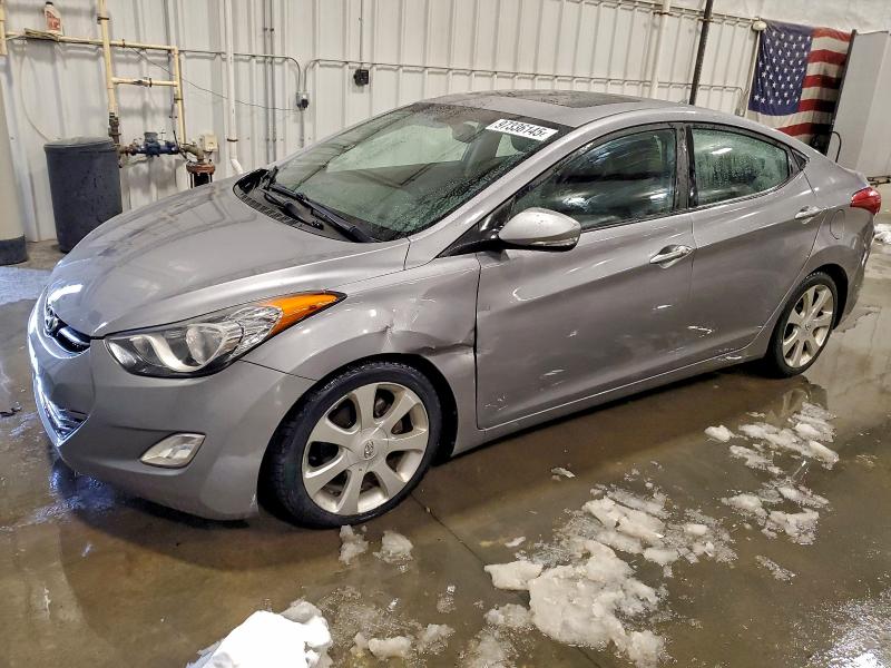 HYUNDAI ELANTRA GL 2011 with VIN KMHDH4AE7BU155308 - Photo from auction