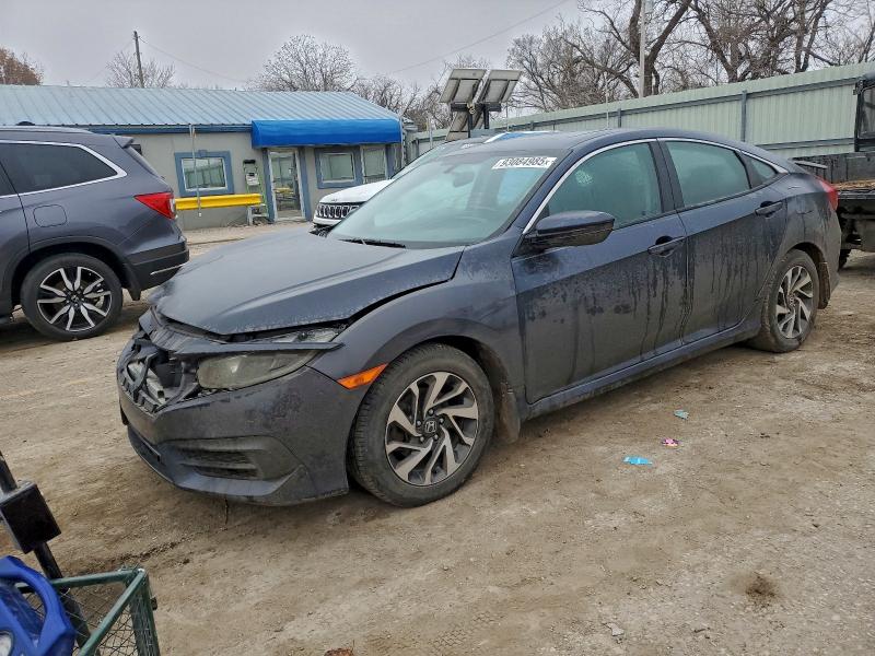 HONDA CIVIC EX 2017 with VIN 19XFC2F76HE081218 - Photo from auction