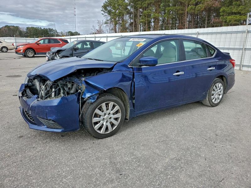 NISSAN SENTRA S 2017 with VIN 3N1AB7AP2HY222448 - Photo from auction