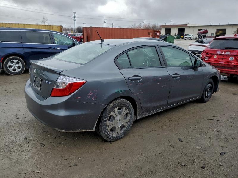 Photo 3 from auction – 2012 HONDA CIVIC HYBR with VIN JHMFB4F22CS006698