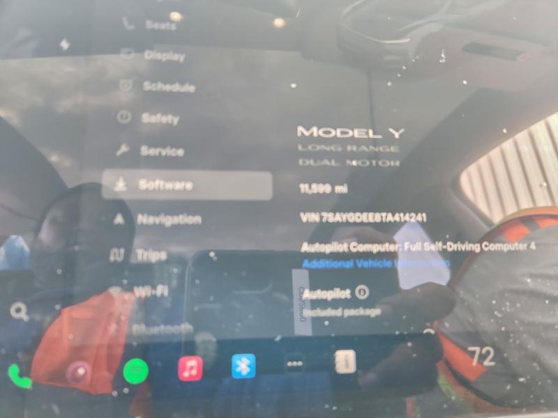Photo 9 from auction – 2026 TESLA MODEL Y with VIN 7SAYGDEE8TA414241