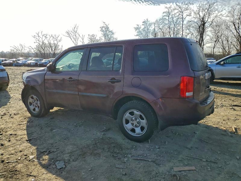 Photo 2 from auction – 2014 HONDA PILOT LX with VIN 5FNYF4H23EB027457