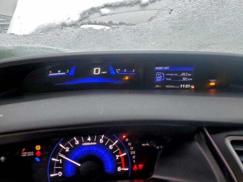 Photo 9 from auction – 2013 HONDA CIVIC LX with VIN 19XFB2F58DE075934