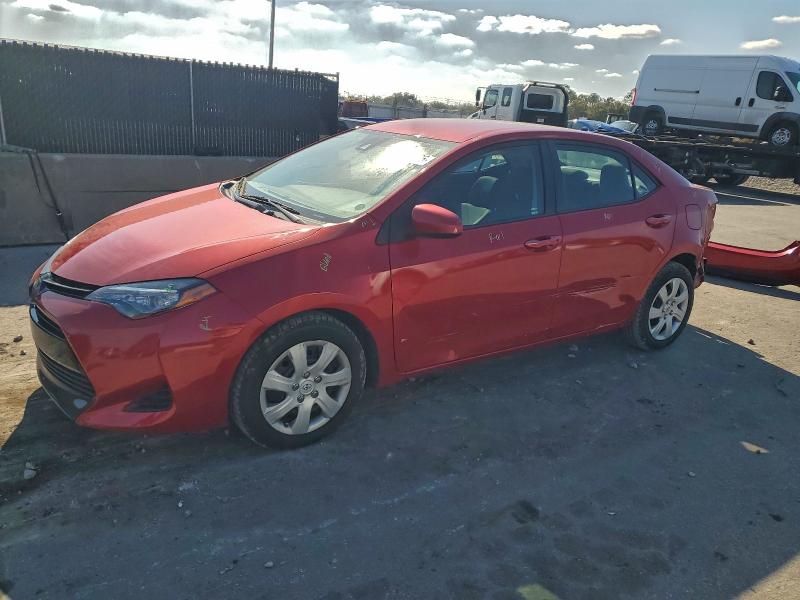 TOYOTA COROLLA L 2018 with VIN 5YFBURHE0JP777030 - Photo from auction