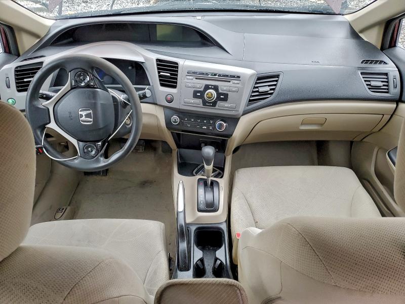Photo 8 from auction – 2012 HONDA CIVIC LX with VIN 19XFB2F59CE095236