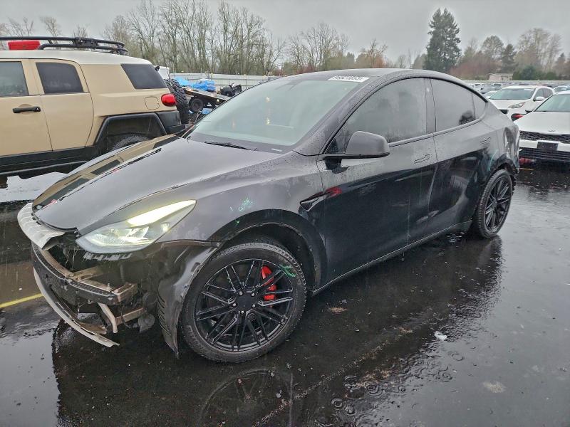 TESLA MODEL Y 2021 with VIN 5YJYGDEF6MF272949 - Photo from auction