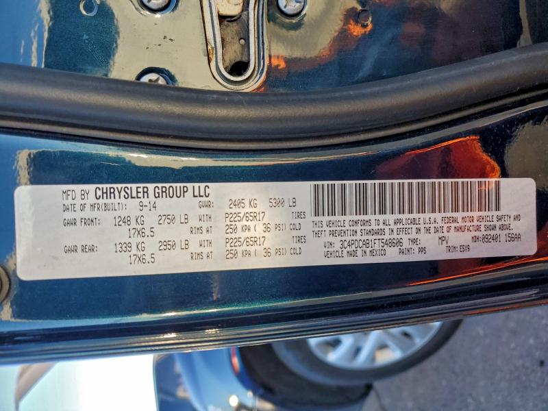 Photo 14 from auction – 2015 DODGE JOURNEY SE with VIN 3C4PDCAB1FT548606