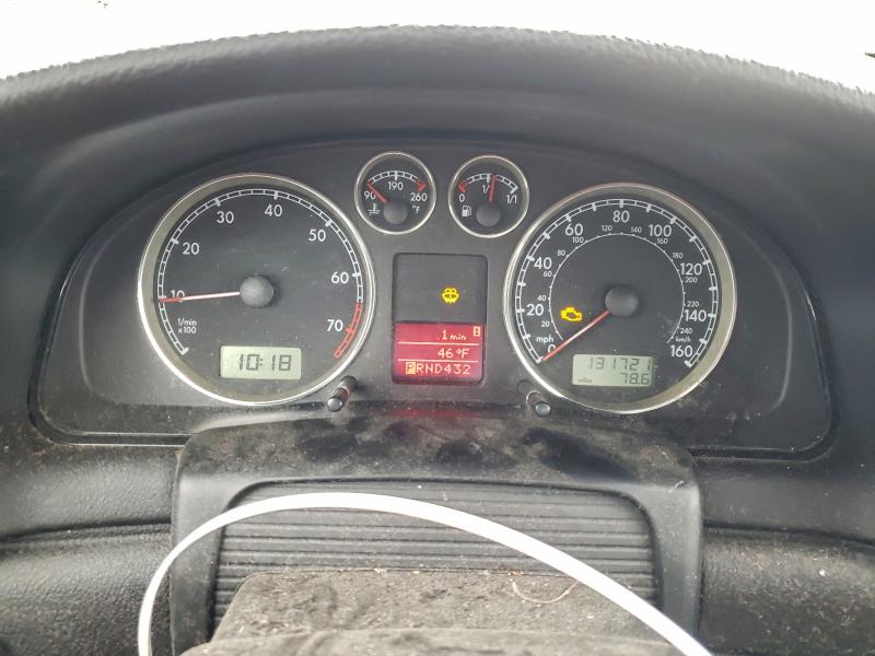 Photo 9 from auction – 2002 VOLKSWAGEN PASSAT GLS with VIN WVWPD63B72P344664